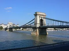 The chain bridge at Budapest