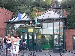 Funicular up to Hungarian Palace, Budapest