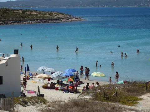 Sant Antioco beach in Sardinia