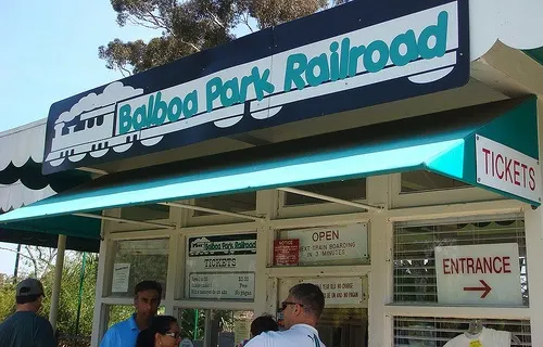 Balboa Park Miniature Railroad ticket office, San Diego