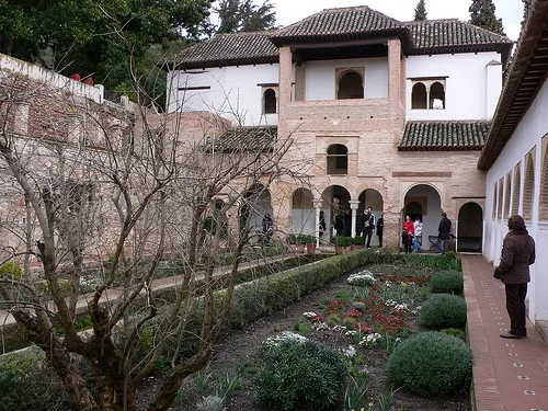 Generalife Courtyard at the Alhambra in Granada