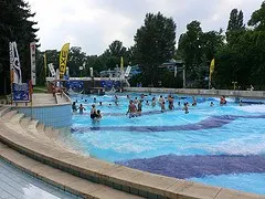 Palatinus Strand on Margaret Island, Budapest