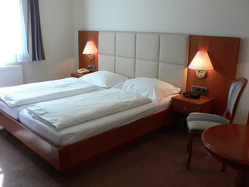 Bedroom at Hotel Zur Post in Salzburg