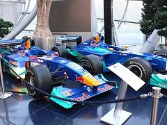 Formula 1 cars at Hangar 7 in Salzburg