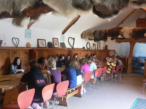 A group of friends at Fernhill Farm near Bristol Photo: Heatheronhertravels.com