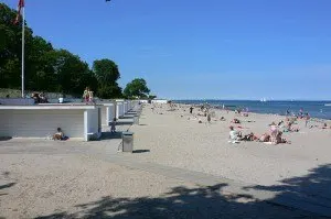 Beach at Klampenborg near Copenhagen Photo: Heatheronhertravel.com