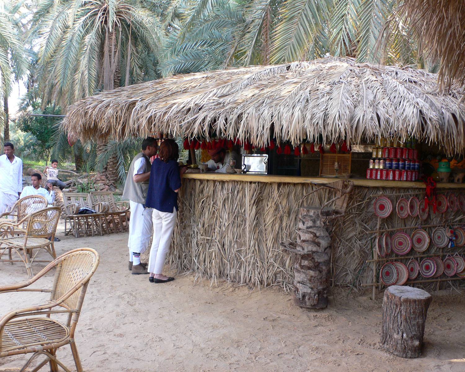 Cleopatra's spring in Siwa, Egypt