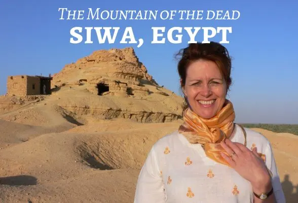 Walking on the Mountain of the dead, Siwa, Egypt