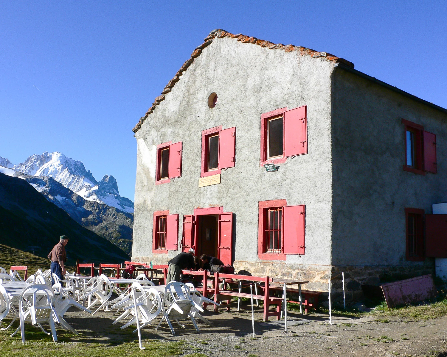 Refuge Col de Balme on the Tour de Mont Blanc