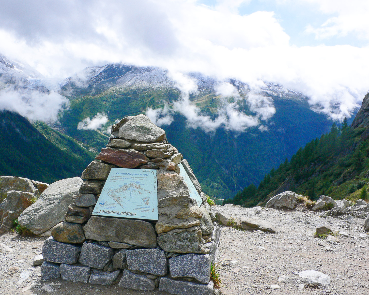 Views above Tre-le-Champ near Argentiere