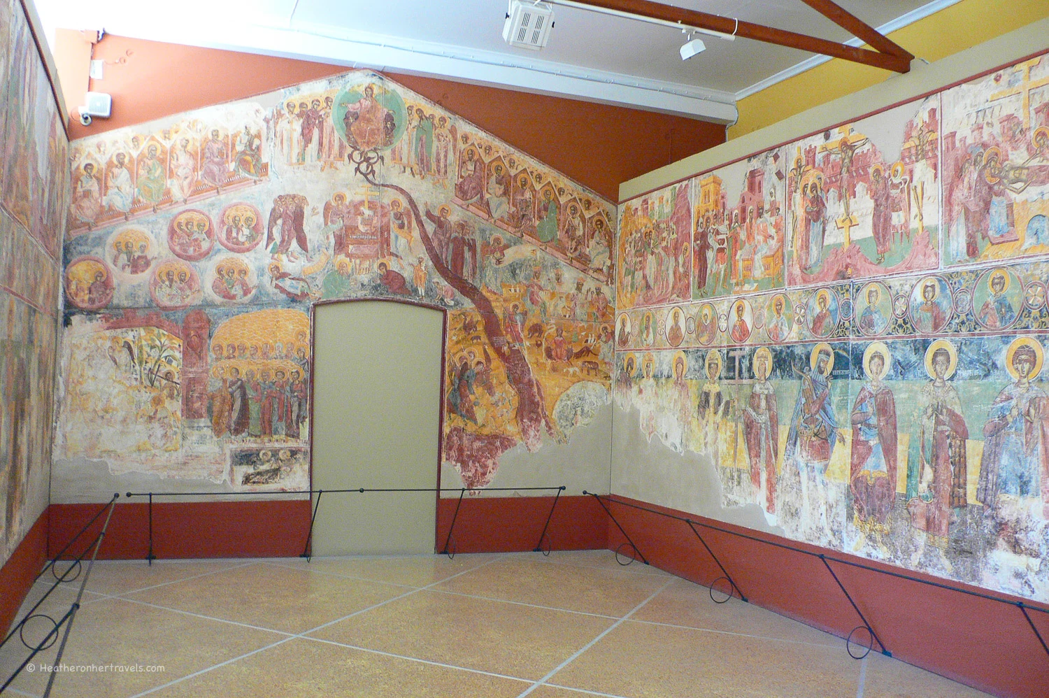 Frescos at Zakynthos Museum on Solomos Square