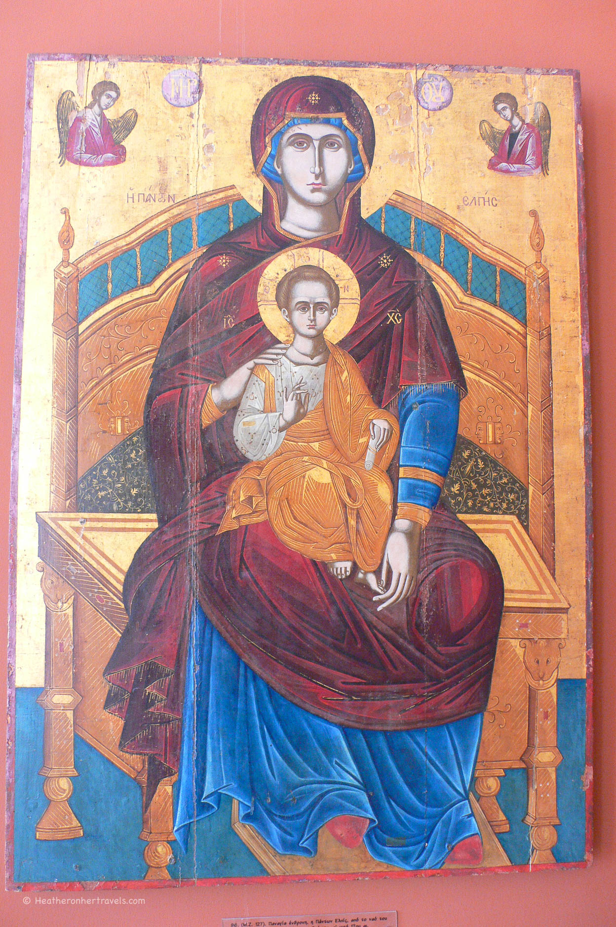 Religious artwork at Zakynthos Museum