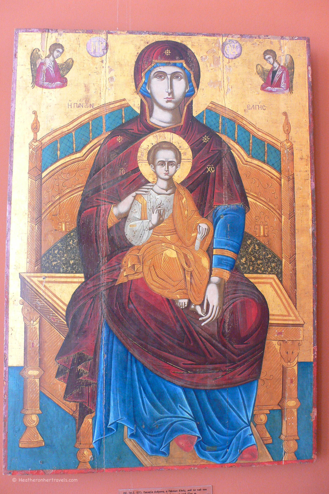 Religious artwork at Zakynthos Museum