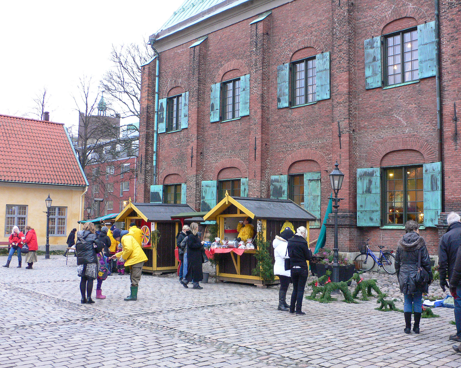 Christmas market at Kronhuset in Gothenburg