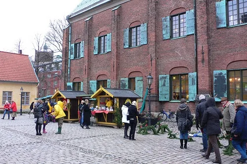 Christmas market at Kronhuset in Gothenburg Photo: Heatheronhertravels.com