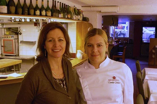 Where to eat in Gothenburg - Heather with Camilla Parkner, Head Chef at Basement in Gothenburg Photo: Heatheronhertravels.com