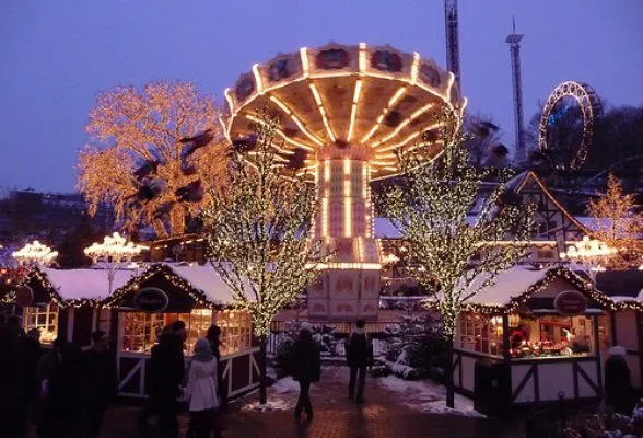 Liseberg Christmas Market at Gothenburg