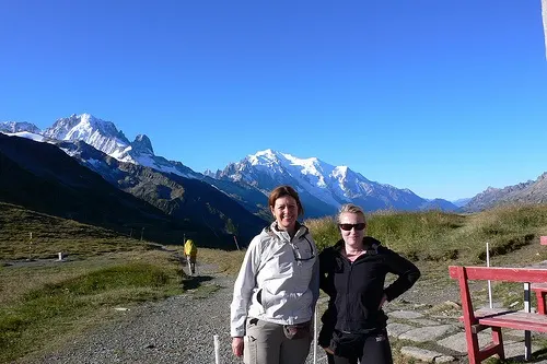 Outside Refuge Col de Balme Photo: Heatheronhertravels.com