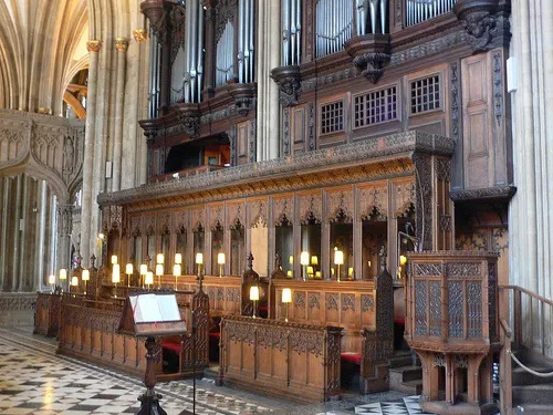 The choir stalls at Bristol Cathedral Photo: Heatheronhertravels.com