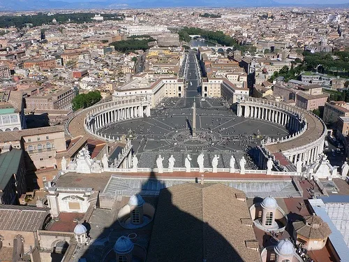 View from The Dome of St Peter's Basilica Photo: Heatheronhertravels.com