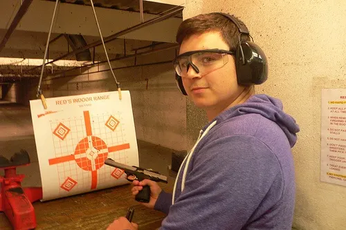 Shooting at Reds Indoor Range, Austin Photo: Heatheronhertravels.com