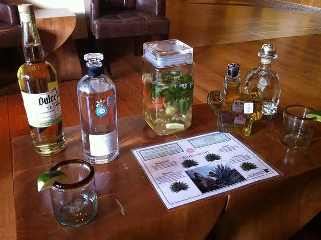 Tequila tasting at Cibolo Moon Bar, JW Marriott San Antonio Hill Country Resort Photo: Heatheronhertravels.com