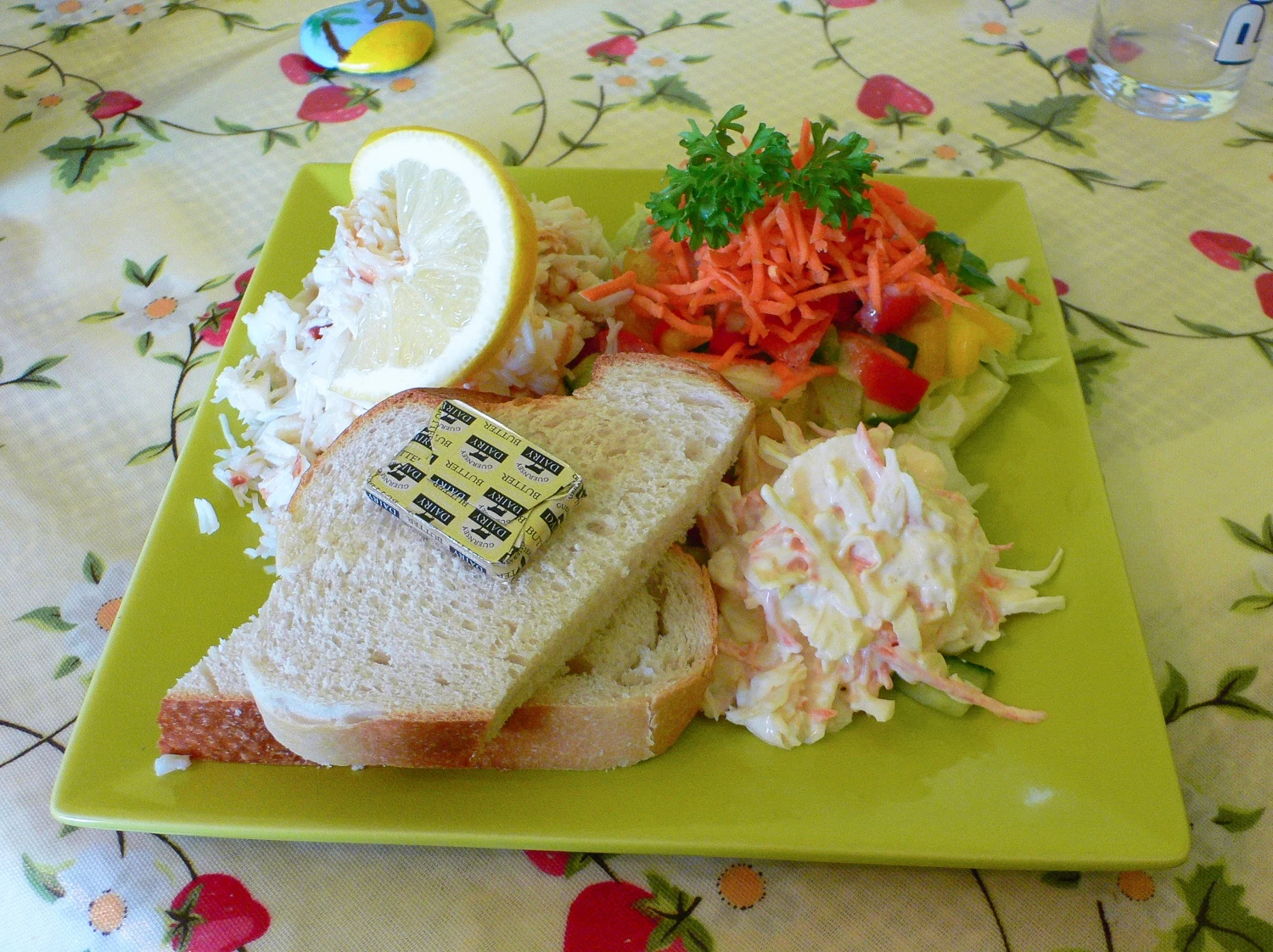 Crab Salad - Guernsey Food Photo Heatheronhertravels.com