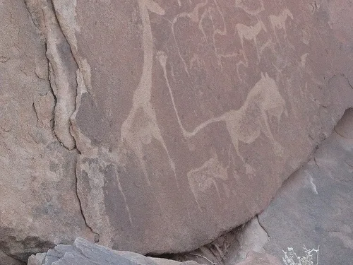 Cave Paintings in Twyfelfontein, Namibia Photo: Guy Cowper at Heatheronhertravels.com