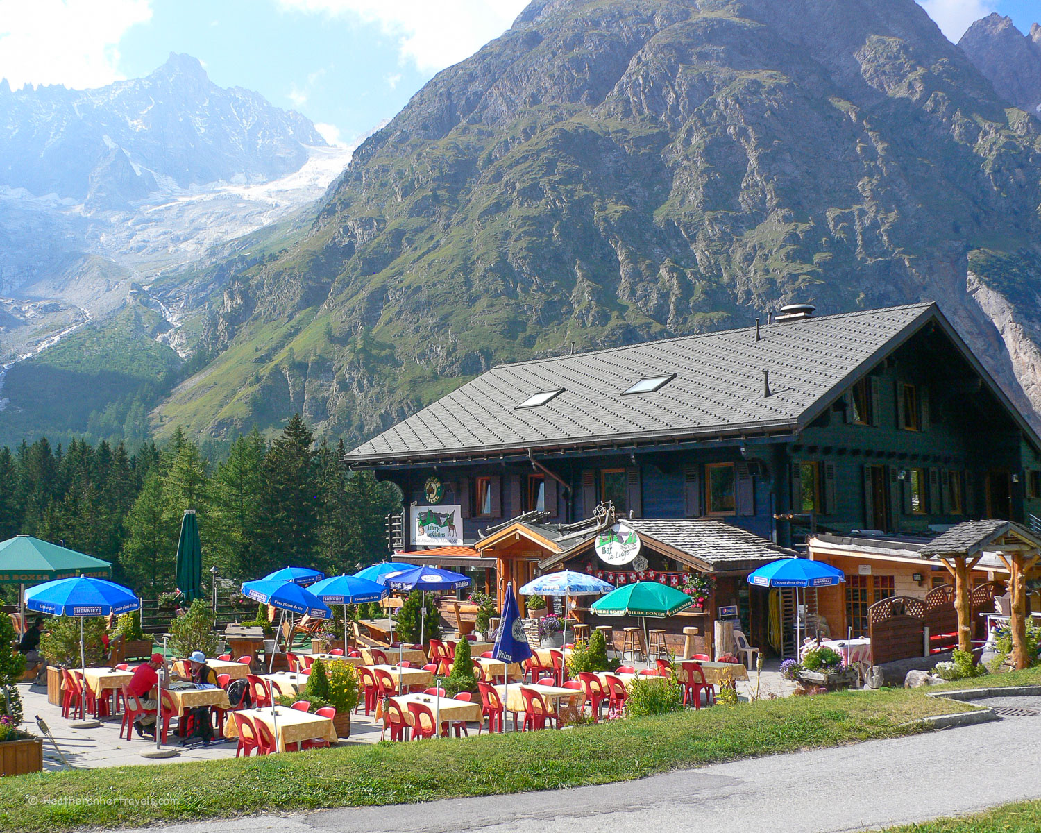 Auberge de Glaciers at La Foully on the Tour de Mont Blanc