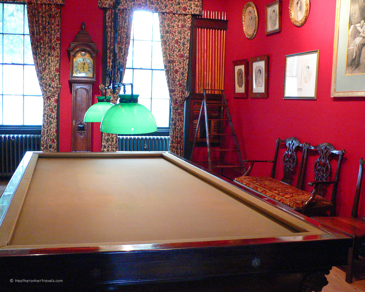 Hauteville House, Guernsey Billiard Room