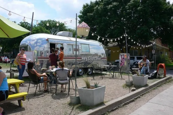 Food Trailers on South Congress, Austin Photo: Heatheronhertravels.com