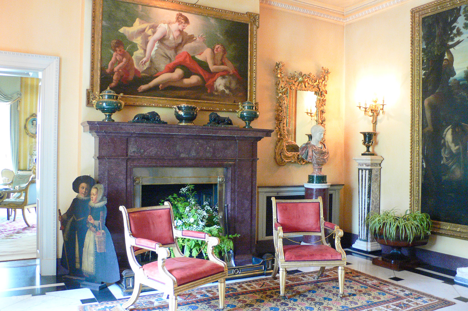 The Hall at Hinton Ampner, Hampshire Photo: Heatheronhertravels.com