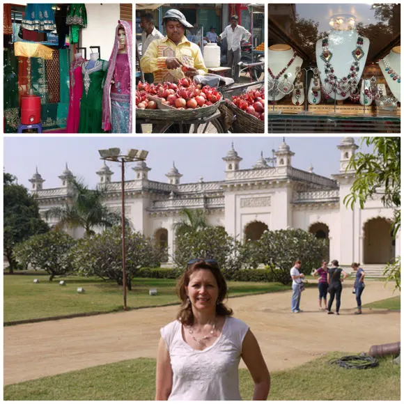 Shopping and sightseeing in Charminar, Hyderabad, India Photo: Heatheronhertravels.com