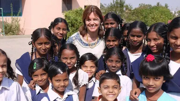 Girl's boarding hostel in Nandikotkotur, India Photo: Heatheronhertravels.com