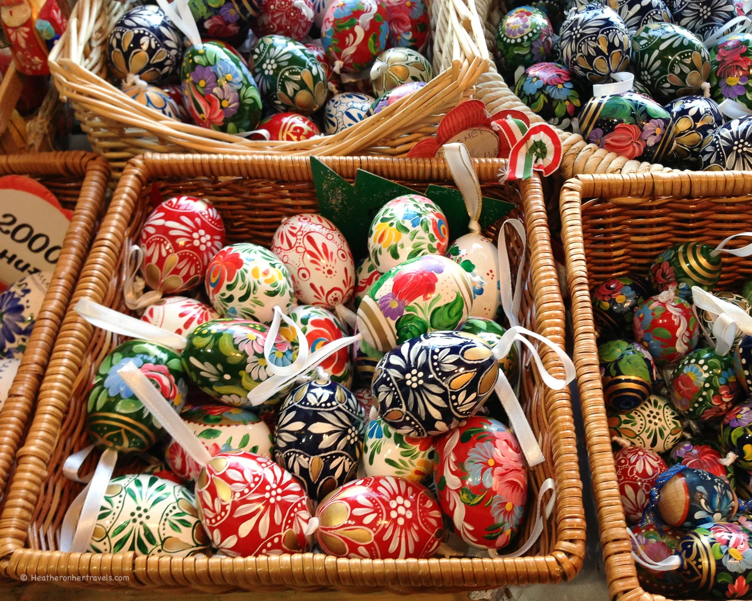 Painted eggs, Budapest Hungary