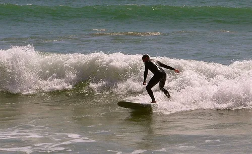 Surfer at Taghazout, Morocco Photo: Heatheronhertravels.com