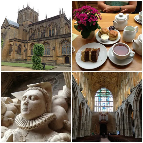 Sherborne Abbey and Dorset cream tea Photo: Heatheronhertravels.com