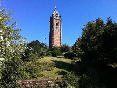 Cabot Tower on Brandon Hill in Bristol Photo: Heatheronhertravels.com