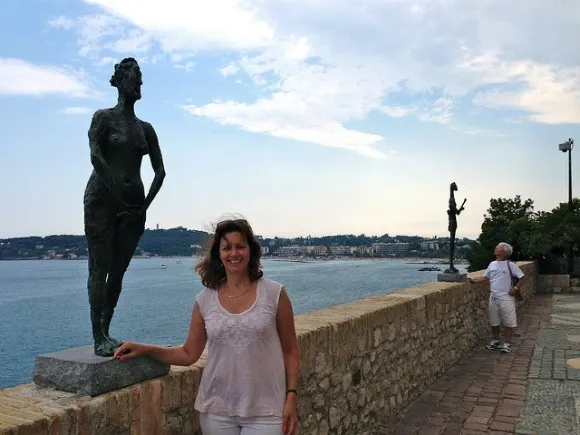 Terrace of Musee Picasso, Antibes Photo: Heatheronhertravels.com