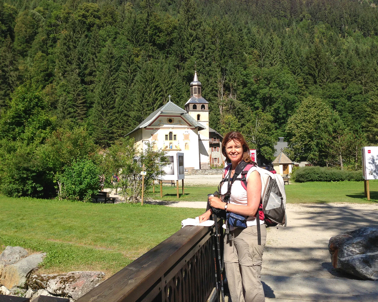 Chapel of Notre Dame de la Gorge on the Tour de Mont Blanc