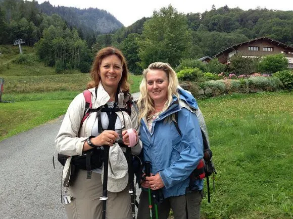 Finished the Tour de Mont Blanc at Les Houches Photo: Heatheronhertravels.com