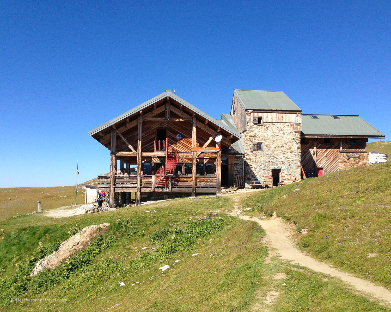 Refuge de la Croix de Bonhomme on the Tour de Mont Blanc