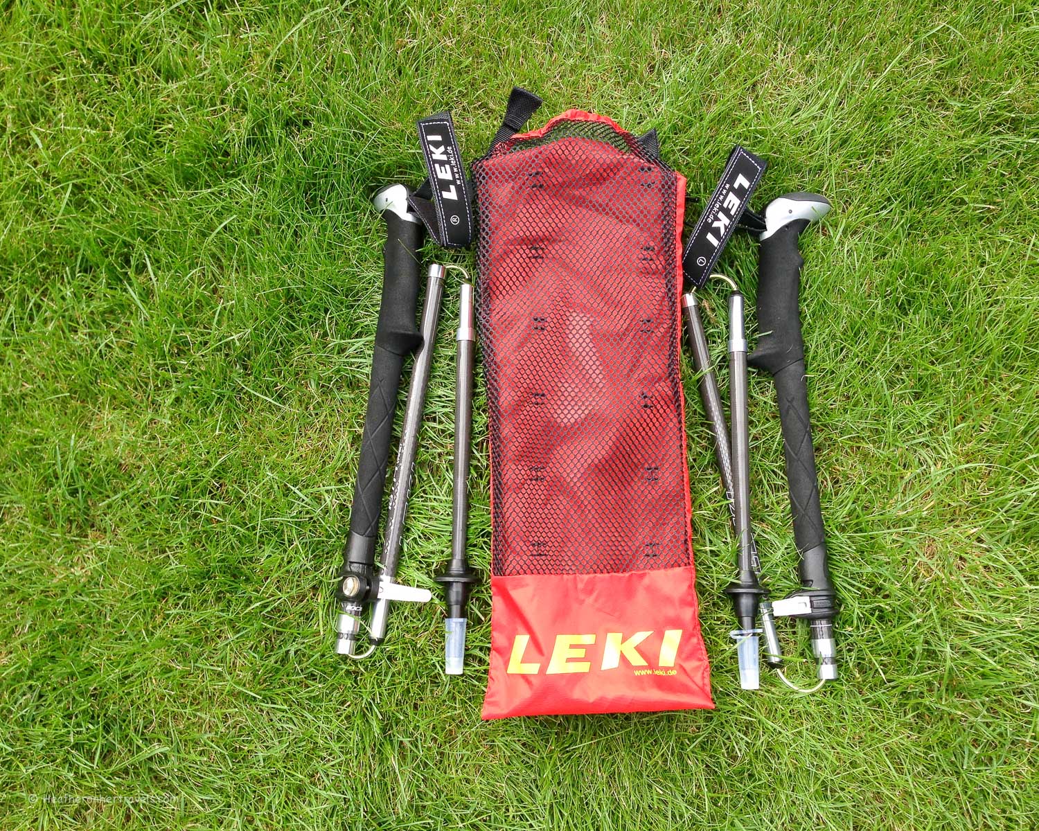 The Leki Micro Vario Walking Poles break down to only 38cm