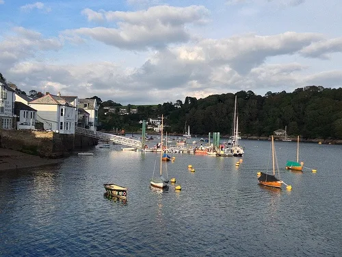 Boats bobbing in the Fowey estuary Photo: Heatheronhertravels.com