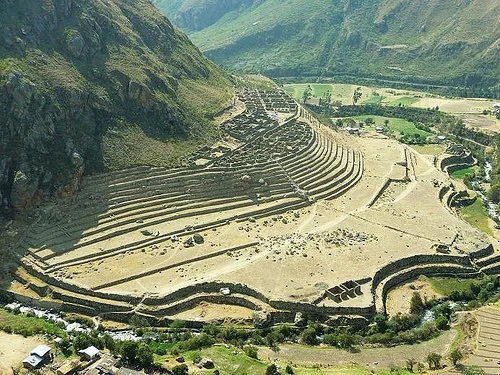 The inca site of Llactapata in Peru Photo: Jonathan Lillie