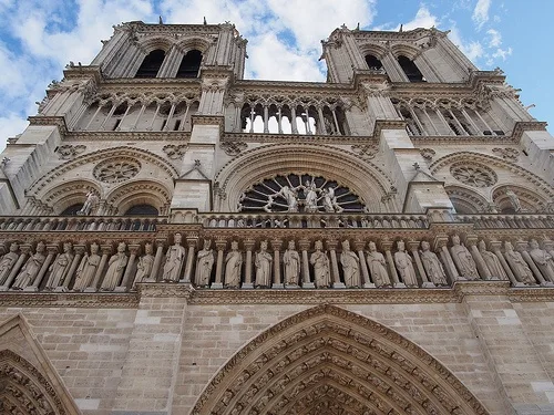 Western Facade of Notre-Dame Cathedral, Paris Photo: Heatheronhertravels.com