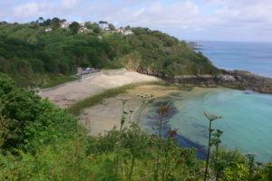 Fermain Bay in Guernsey Photo Heatheronhertravels.com