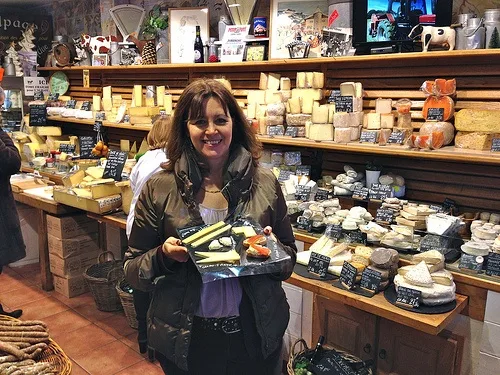 Cheese shop in Marche d'Aligre, Paris Photo: Heatheronhertravels.com