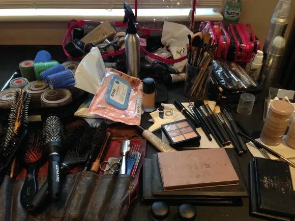 All this make-up for a natural look! Photo: Heatheronhertravels.com