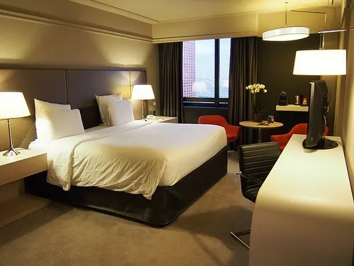 Our deluxe room at Hotel Pullman Paris Montparnasse Photo: Heatheronhertravels.com